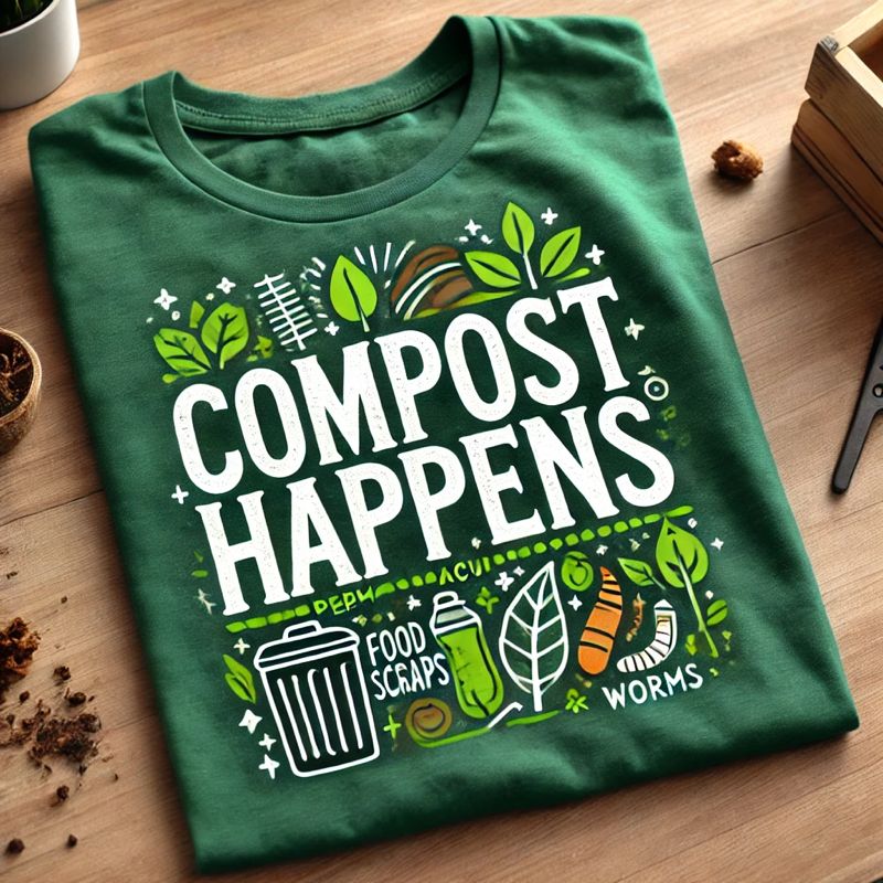 Compost Happens – Gardening T-Shirt