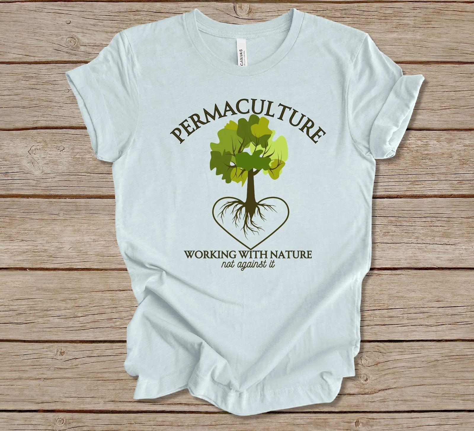 permaculture-working-with-nature-tshirt